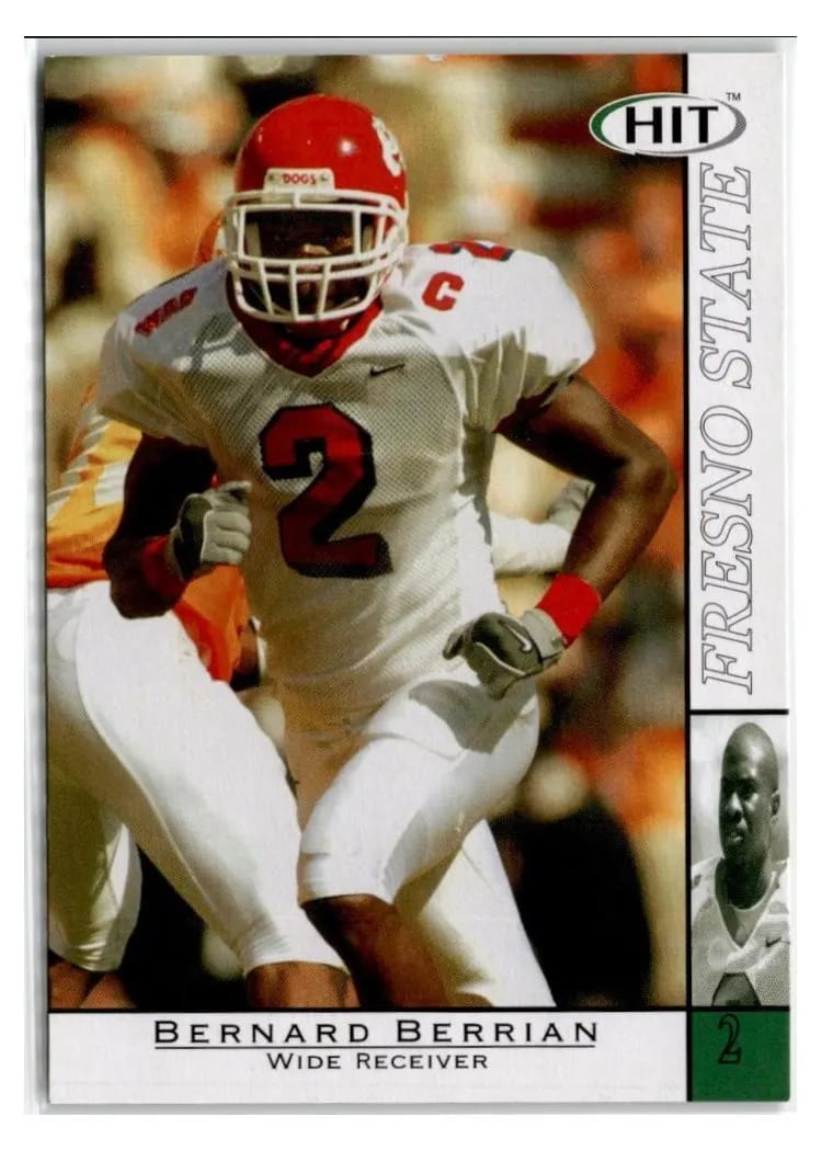 2004 Sage Hit Bernard Berrian #2 card