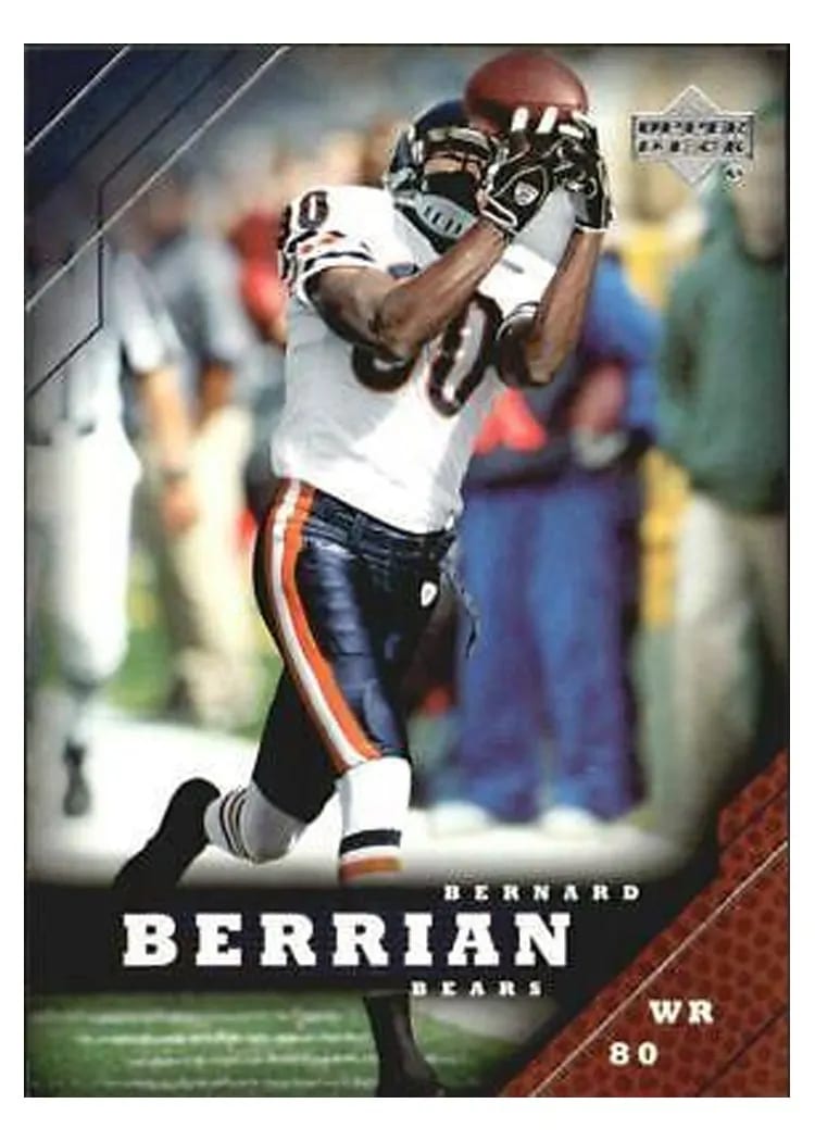 2005 Upper Deck Bernard Berrian #36 card