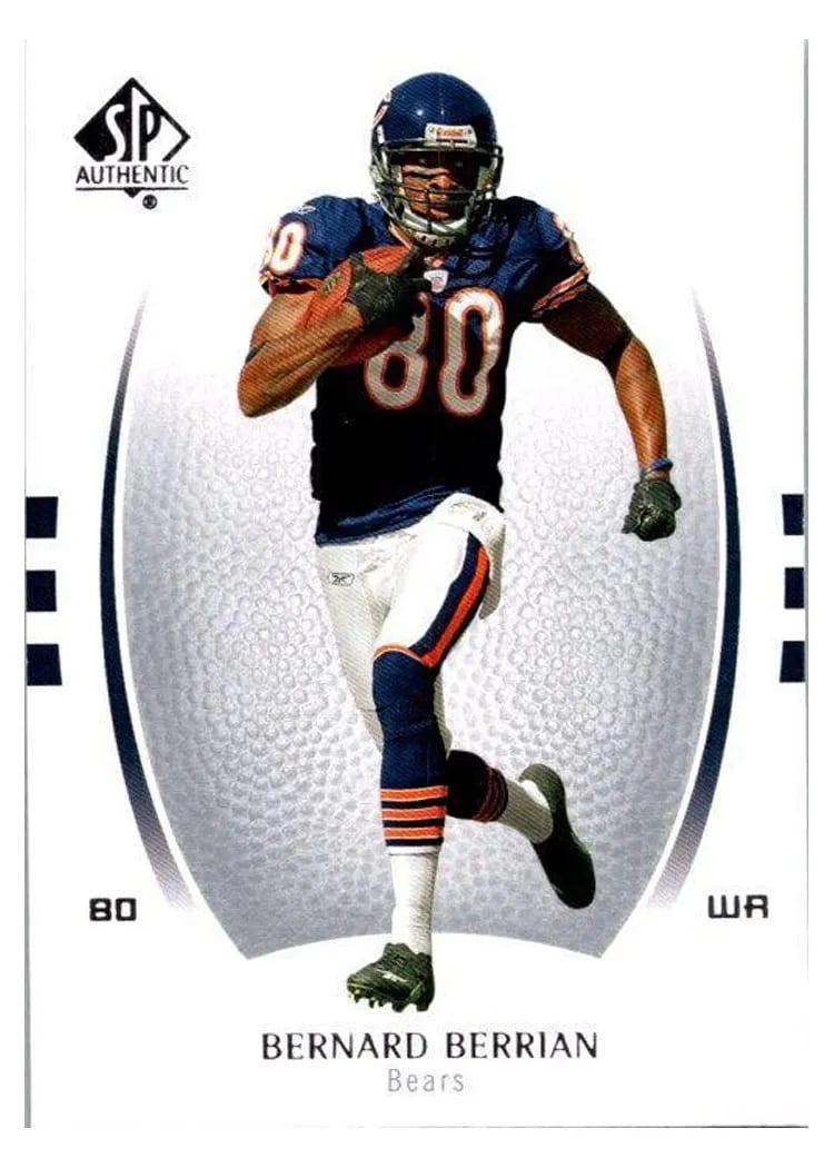 2007 SP Authentic Bernard Berrian #7 card