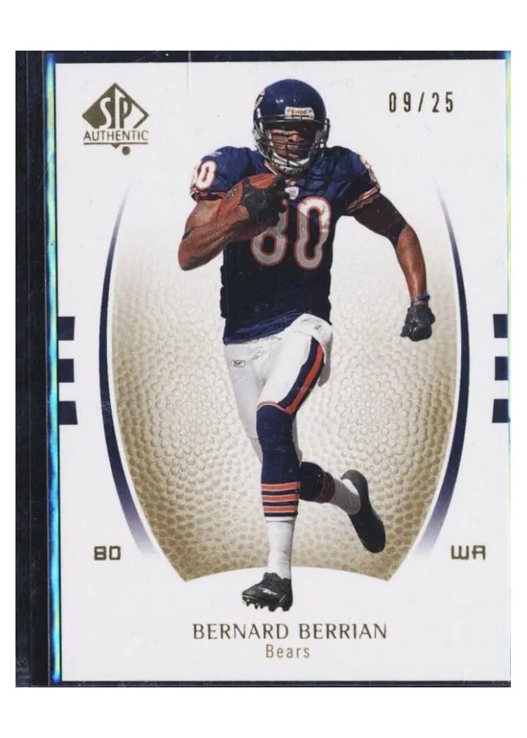 2007 SP Authentic Bernard Berrian #7 card