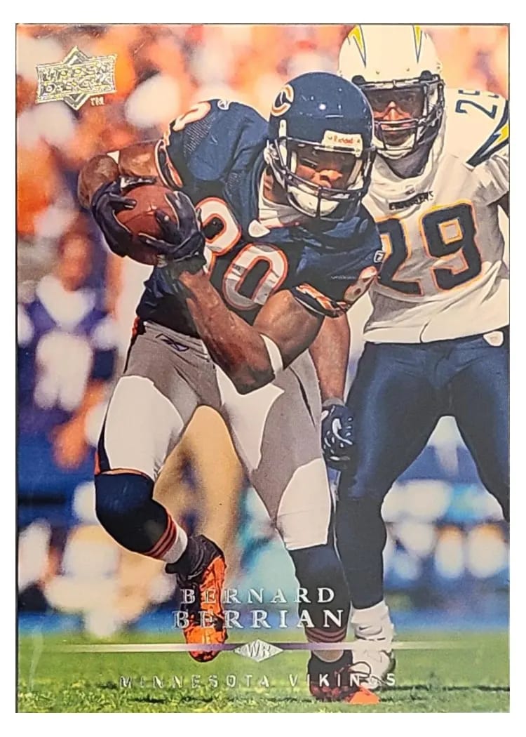 2008 Upper Deck Bernard Berrian #30 card