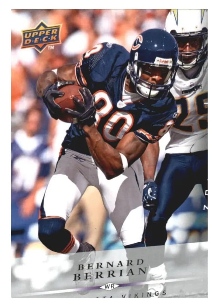 2008 Upper Deck First Edition Bernard Berrian #84 card