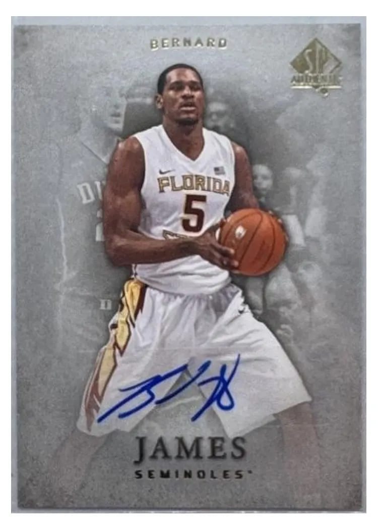 2012 SP Authentic Bernard James #31 card