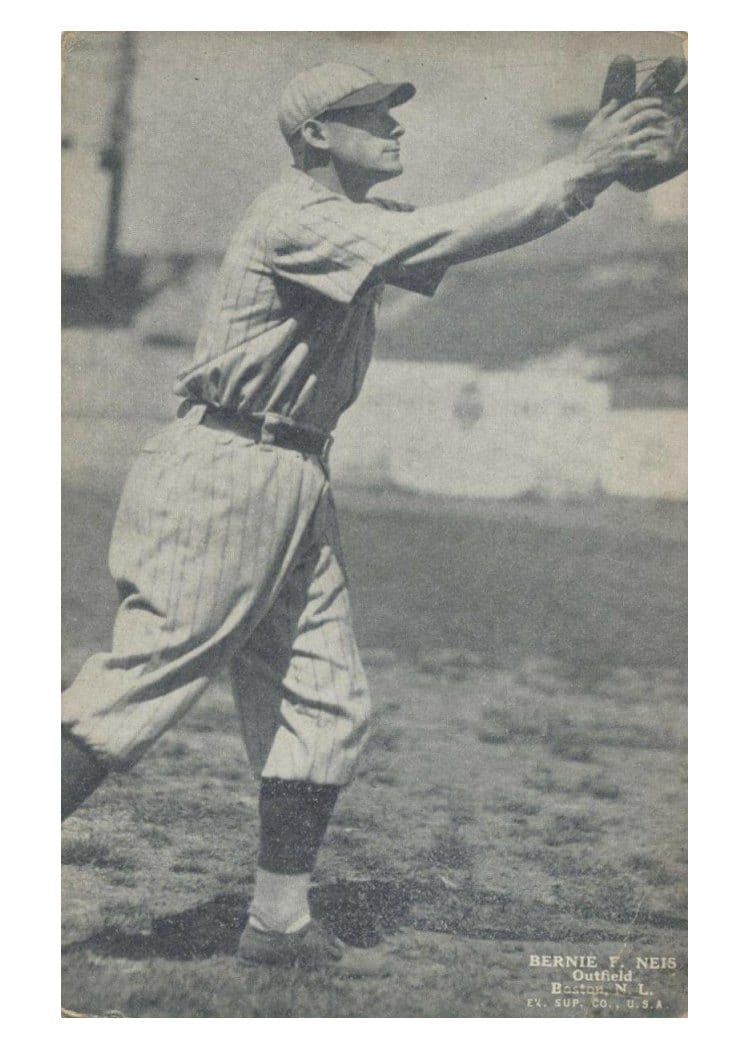 1926 Exhibits Bernie F. Neis card