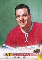 2022-23 Upper Deck UD Canvas Bernie Geoffrion #C251 card