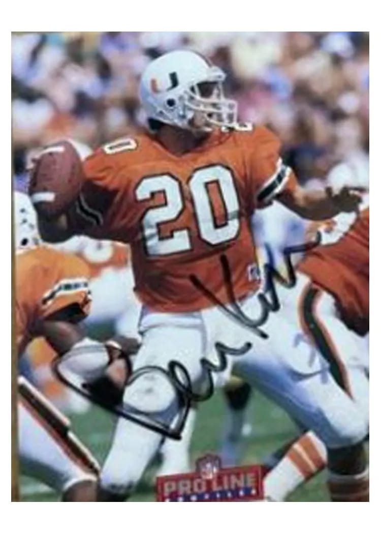1992 Pro Line Profiles Autographs Bernie Kosar #102 card