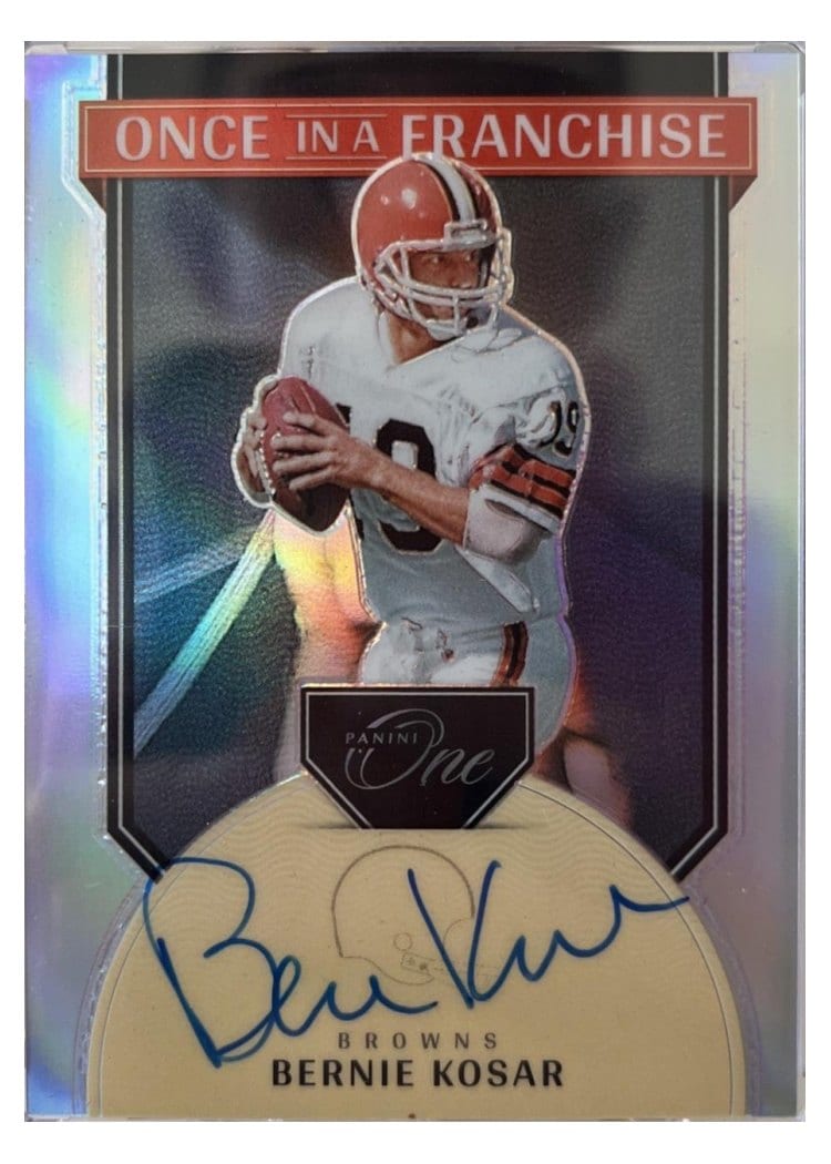 2024 Panini One Once in a Franchise Autographs Bernie Kosar #340 card