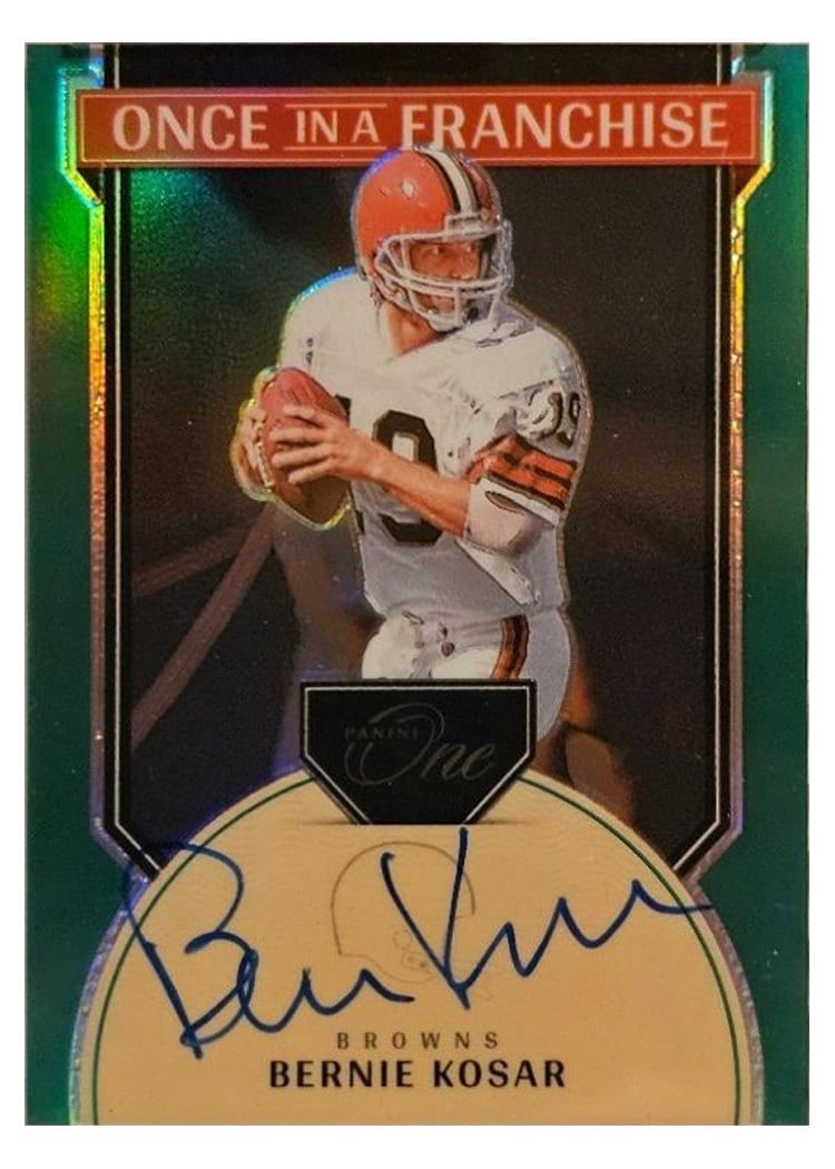 2024 Panini One Once in a Franchise Autographs Bernie Kosar #340 card