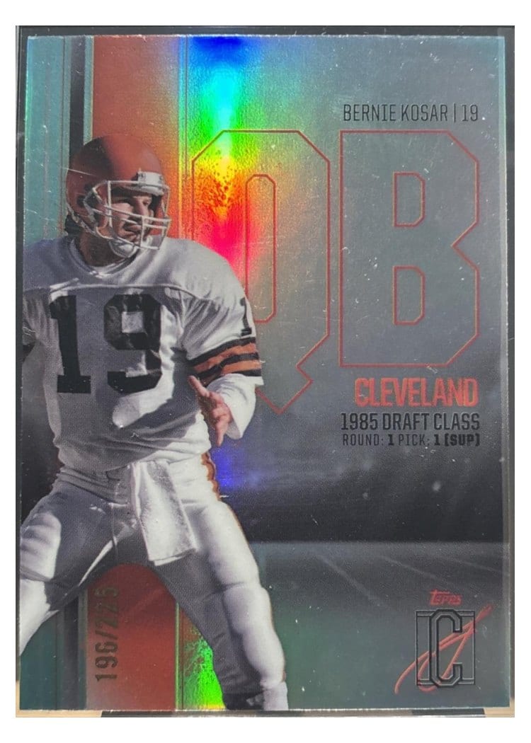 2024 Topps Signature Class Base Chrome Variation Bernie Kosar #BCV-9 card