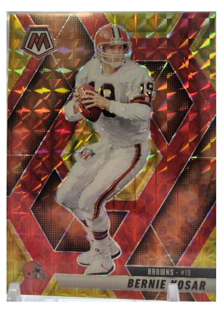 2025 Panini Mosaic Base Set Bernie Kosar #65 card