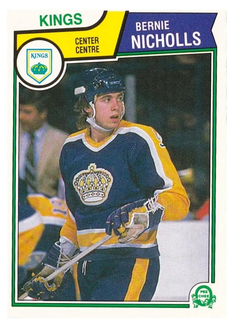 1983 O-Pee-Chee Bernie Nicholls #160 card