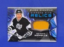 2025-26 Upper Deck Black Diamond Diamond Mine Relics Bernie Nicholls #DMR-BN card