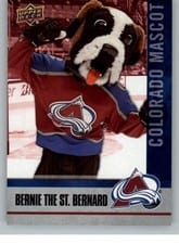 2020 Upper Deck National Hockey Card Day Mascots Bernie the St. Bernard #M-3 card