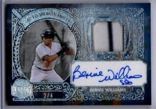 2025 Leaf Bronx Legacy Autograph Memorabilia Bernie Williams #AM-BW1
