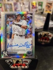 2025 Topps Chrome Update Legends Autographs Bernie Williams #CLA-BWI card