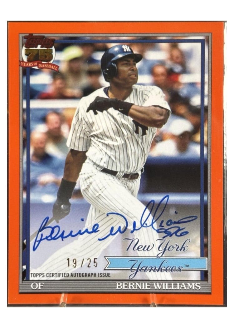 2026 Topps 1991 Topps Autographs Bernie Williams #91A-BER card