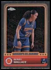 2024 Topps Chrome McDonald's All-American Base Set Berry Wallace #12 card
