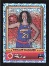 2024 Topps Chrome McDonald's All-American Base Set Berry Wallace #62 card