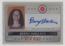 2024 Topps Chrome McDonald's All-American New Hire Badge Autographs Refractor Berry Wallace #NHB-BER card