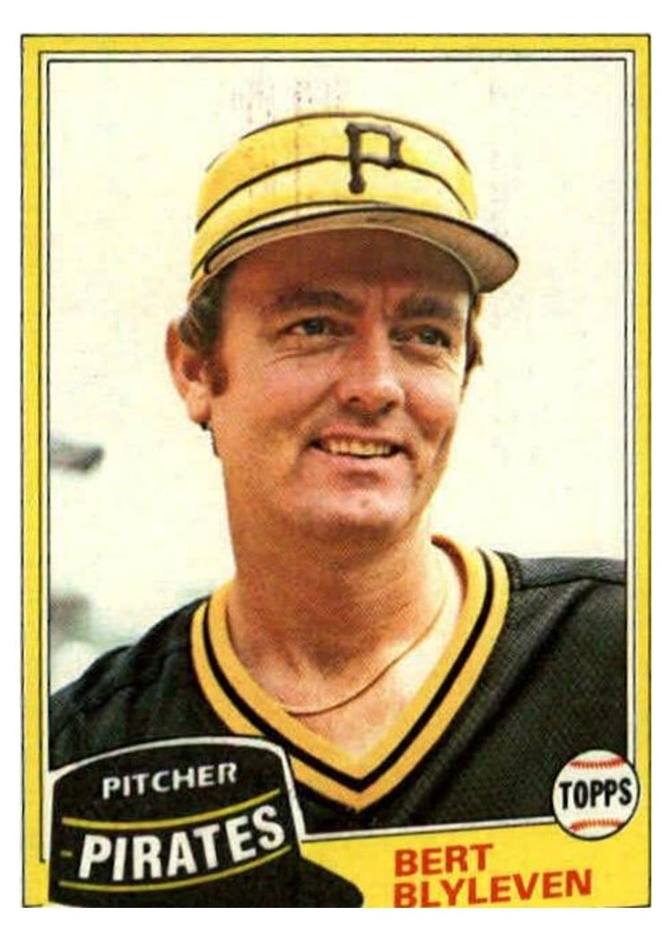 1981 Topps Bert Blyleven #554 card