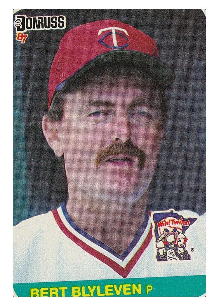 1987 Donruss Bert Blyleven #71 card