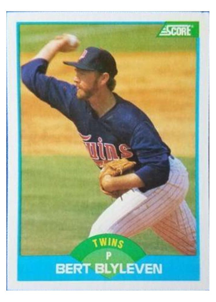 1989 Score Bert Blyleven #215 card