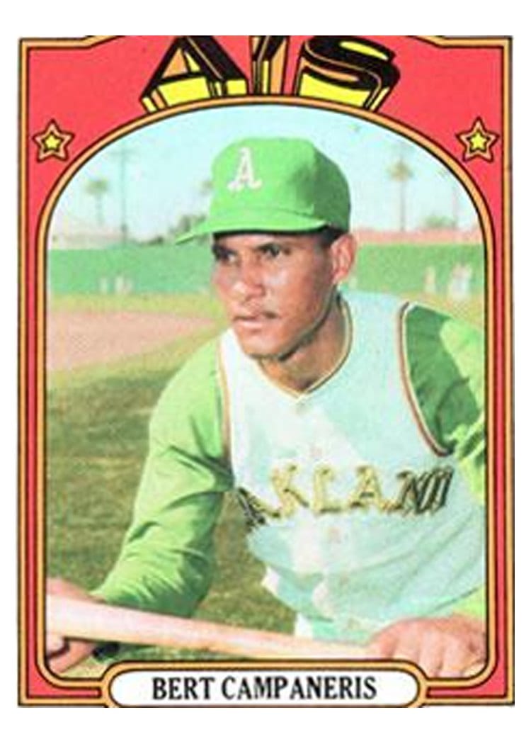 1972 Topps Bert Campaneris #75 card