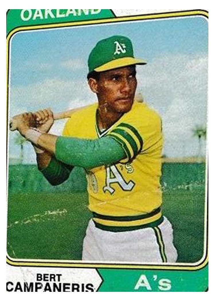 1974 Topps Bert Campaneris #155 card