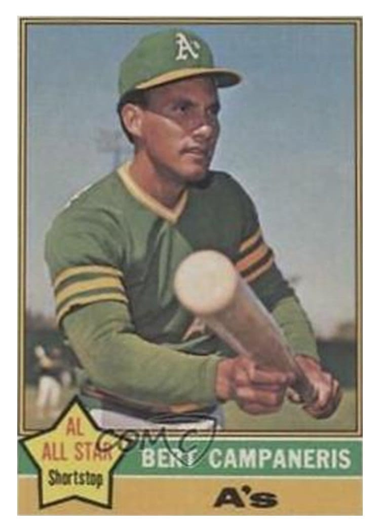 1976 Topps Bert Campaneris #580 card