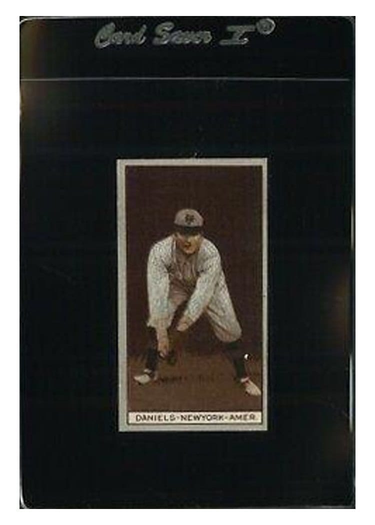 1912 T207 Brown Background Bert Daniels card
