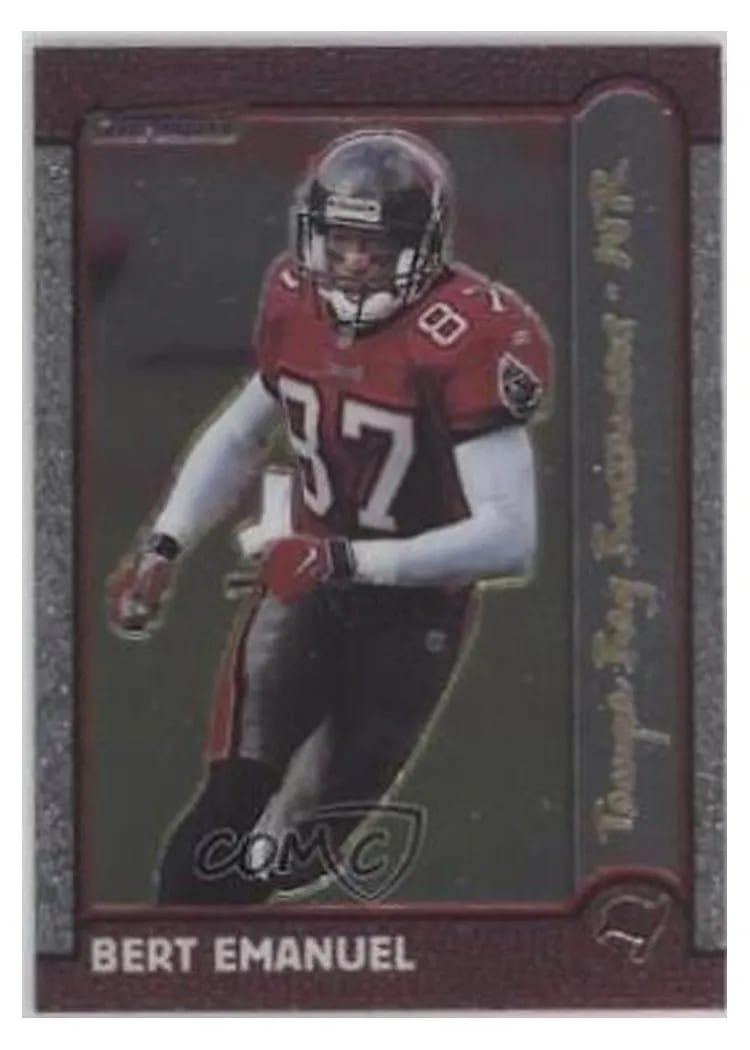 1999 Bowman Chrome Bert Emanuel #89 card