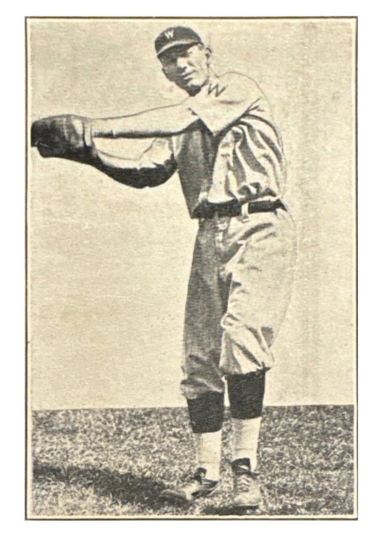 1917 Collins McCarthy Bert Gallia #54 card