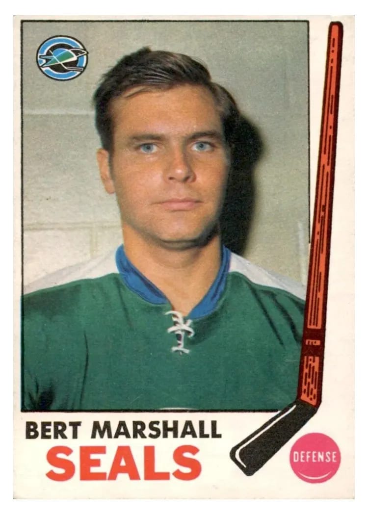 1969 O-Pee-Chee Bert Marshall #80 card