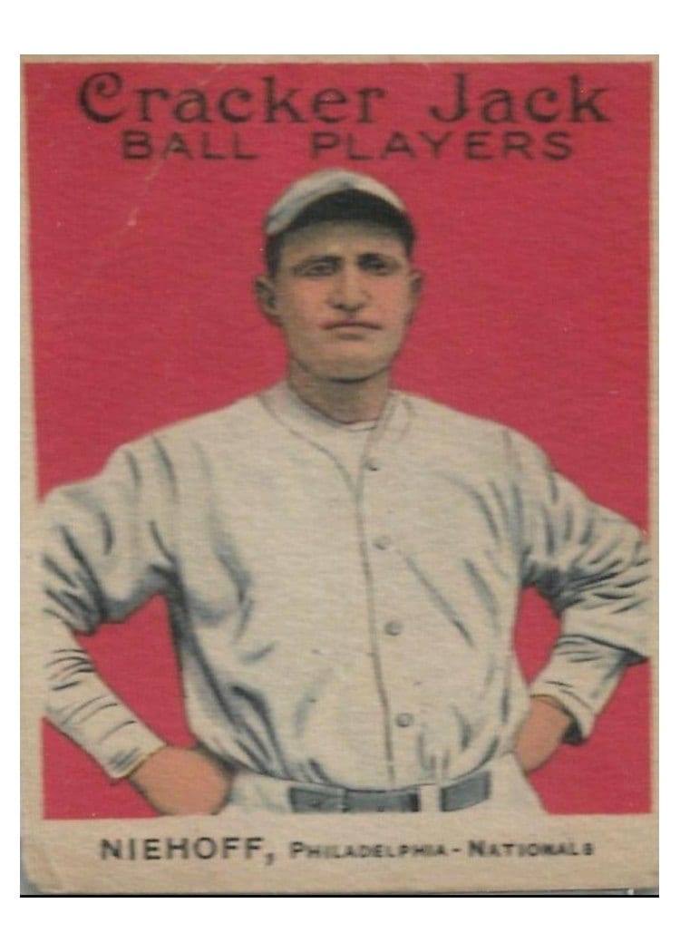 1915 Cracker Jack Bert Niehoff #125 card