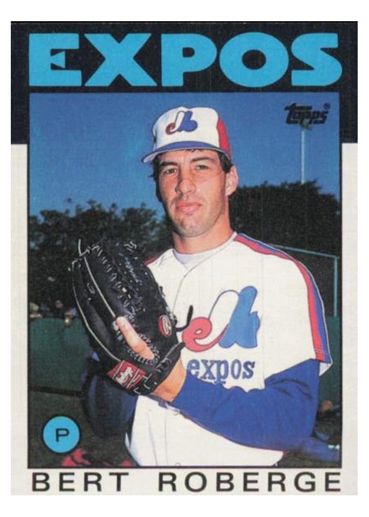 1986 Topps Bert Roberge #154 card