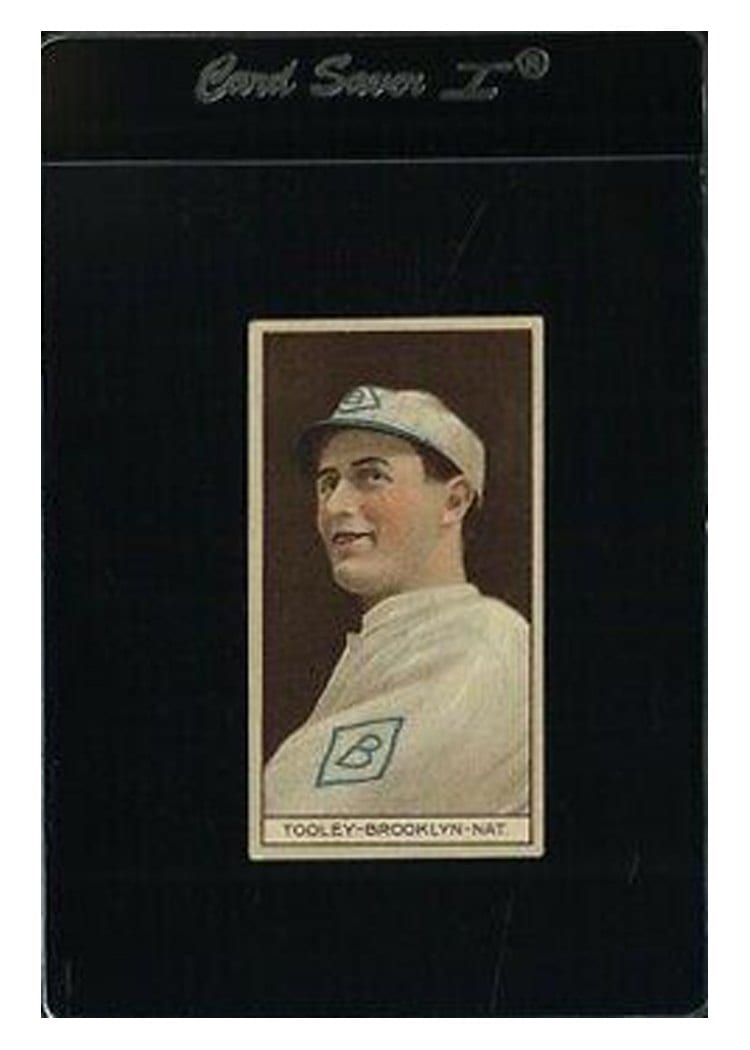 1912 T207 Brown Background Bert Tooley card