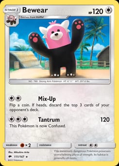 Bewear Burning Shadows card