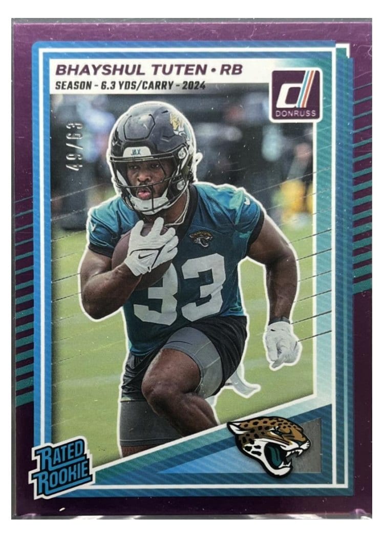 2025 Donruss Base Set Bhayshul Tuten #333 card