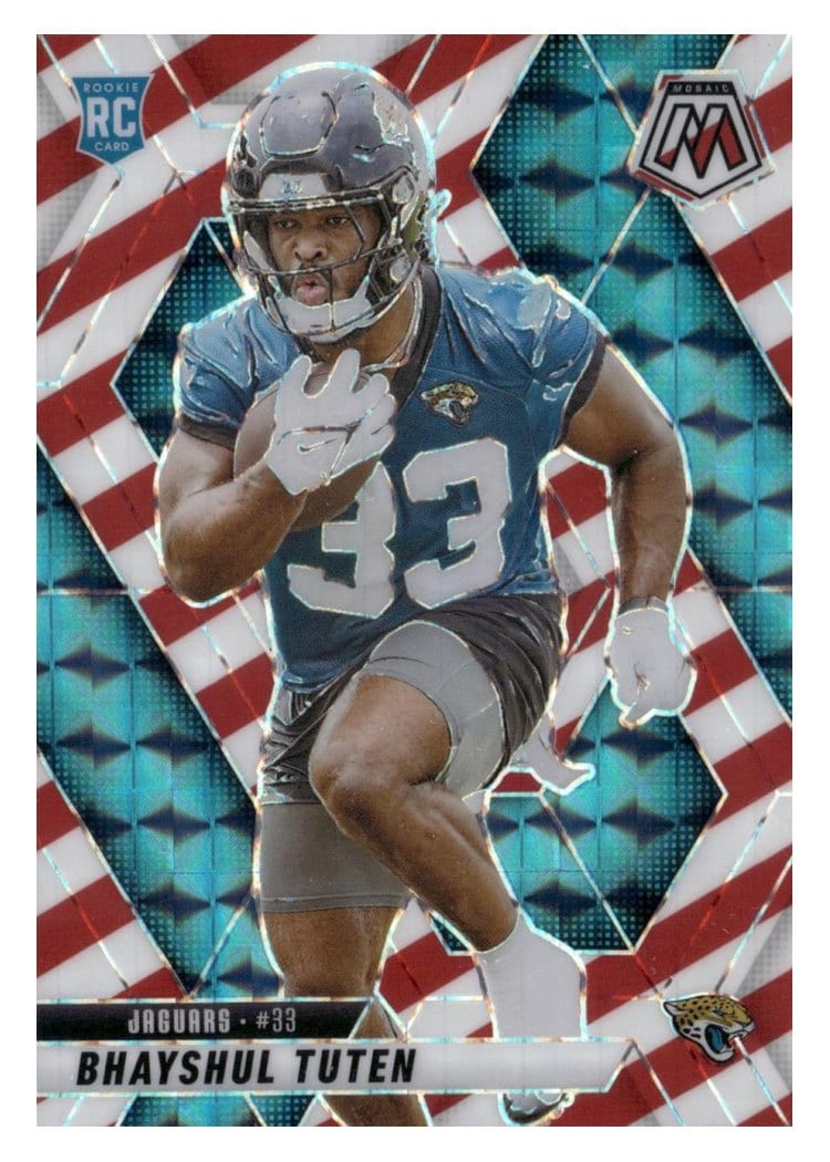 2025 Panini Mosaic Base Set Bhayshul Tuten #385 card