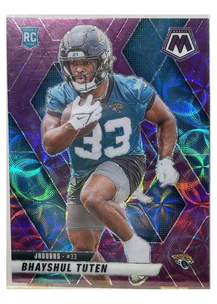 2025 Panini Mosaic Base Set Bhayshul Tuten #385 card