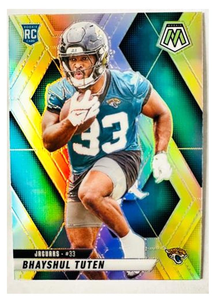 2025 Panini Mosaic Base Set Bhayshul Tuten #385 card