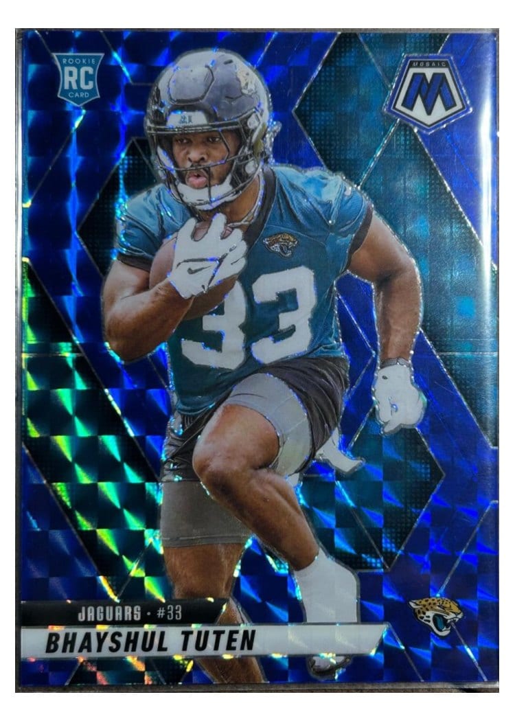 2025 Panini Mosaic Base Set Bhayshul Tuten #385 card
