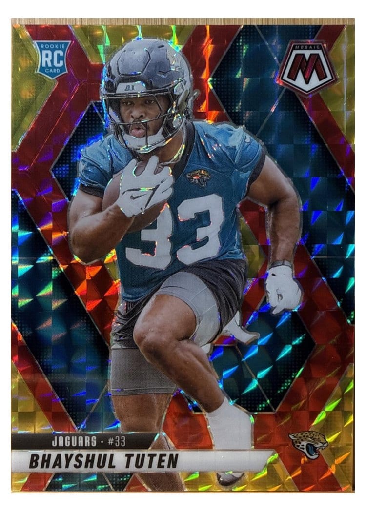 2025 Panini Mosaic Base Set Bhayshul Tuten #385 card