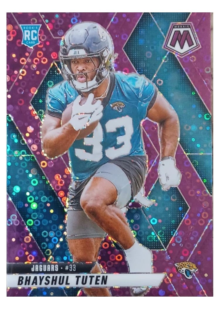 2025 Panini Mosaic Base Set Bhayshul Tuten #385 card