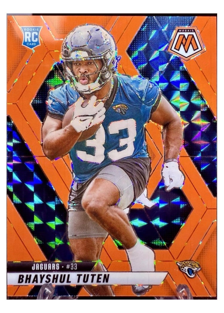 2025 Panini Mosaic Base Set Bhayshul Tuten #385 card