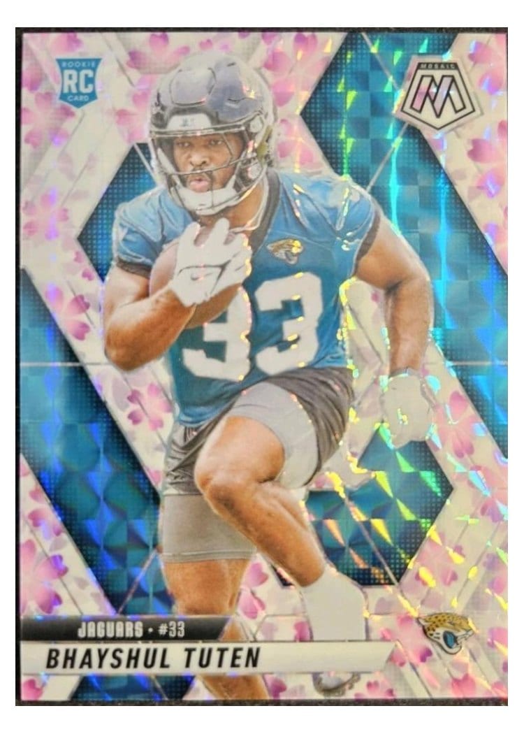 2025 Panini Mosaic Base Set Bhayshul Tuten #385 card