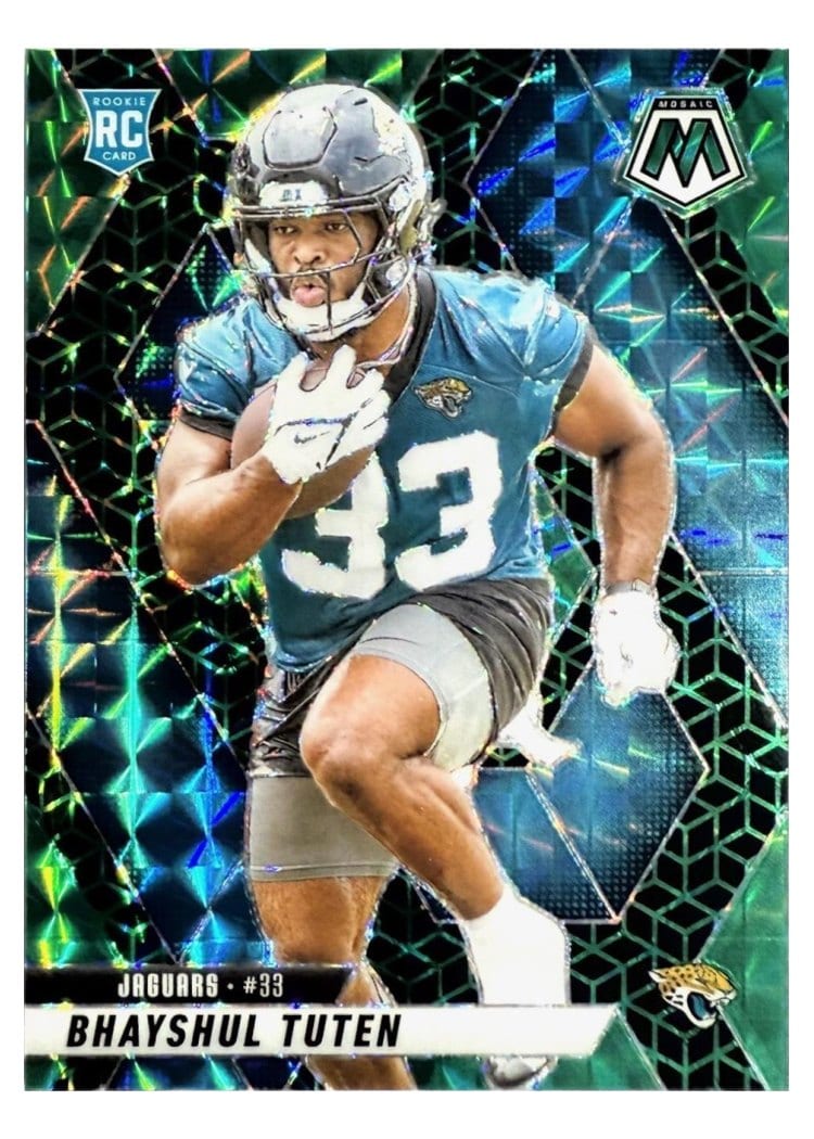 2025 Panini Mosaic Base Set Bhayshul Tuten #385 card