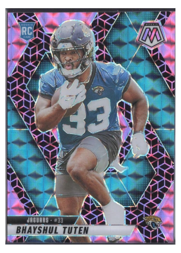 2025 Panini Mosaic Base Set Bhayshul Tuten #385 card