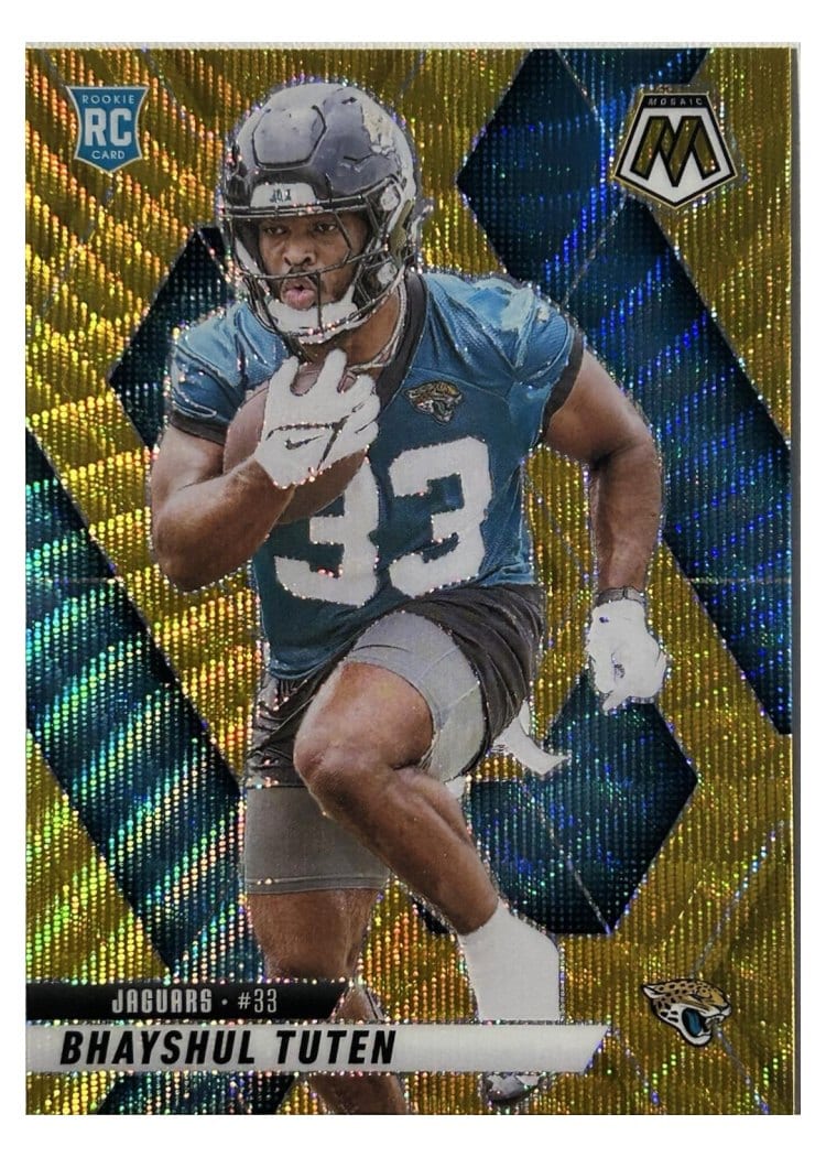 2025 Panini Mosaic Base Set Bhayshul Tuten #385 card