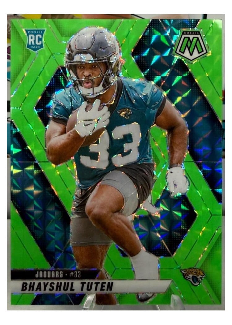 2025 Panini Mosaic Base Set Bhayshul Tuten #385 card